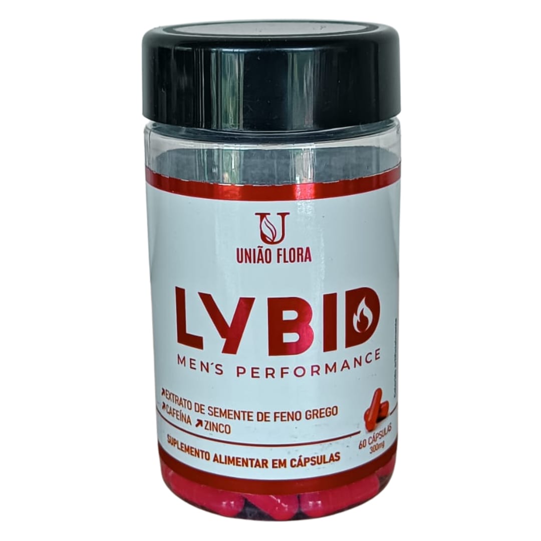 LYBID - SAÚDE MASCULINA - 300mg - 60 cápsulas - UNIÃO FLORA