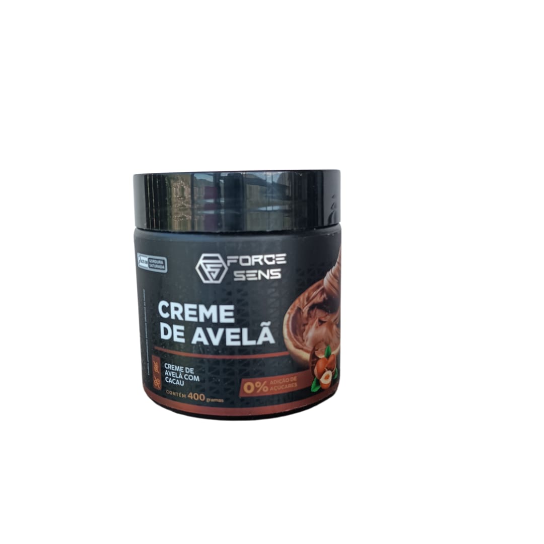 CREME DE AVELÃ FORCE SENS - 400g - ZERO AÇÚCAR - UNIÃO FLORA