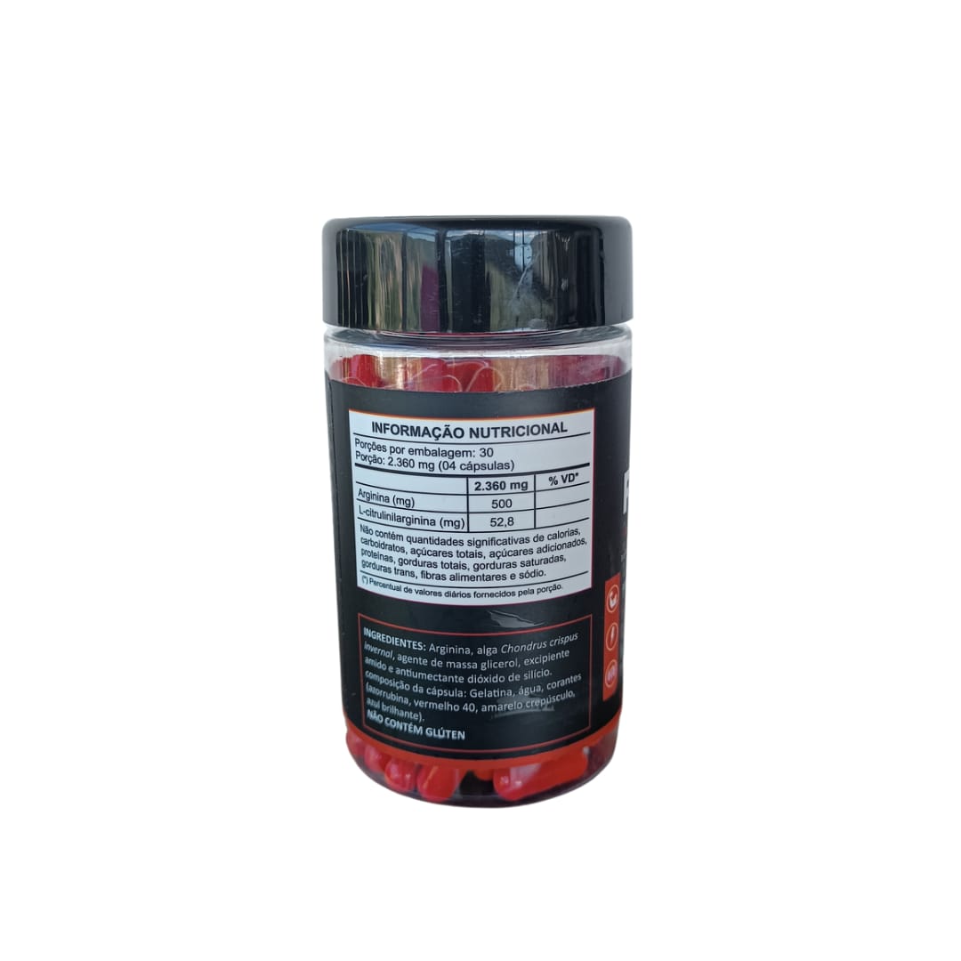 PRÉ TREINO - FORCE PUMP - SEM CAFEÍNA - 590mg - 120 Cápsulas - UNIÃO FLORA