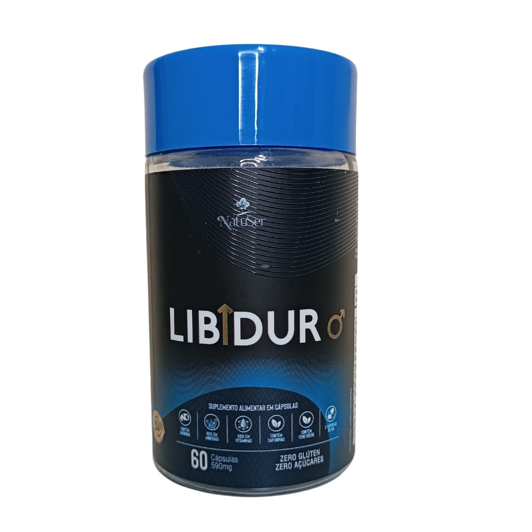 LIBIDUR - SAÚDE MASCULINA - 590mg - 60 cápsulas - NATUSER