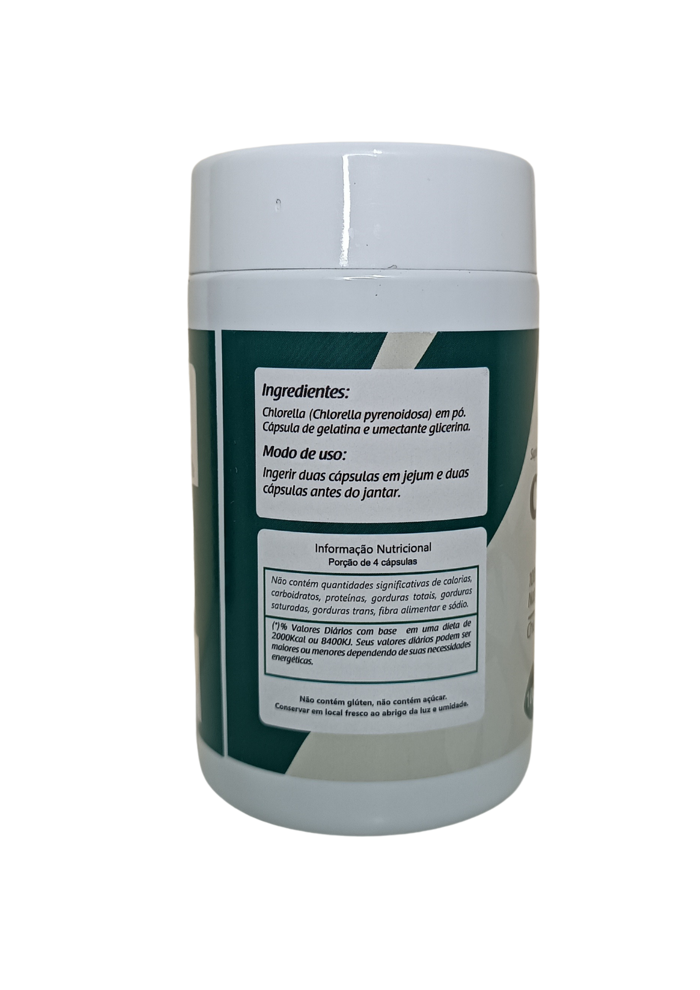 CHLORELLA - 500mg - 100 Cápsulas - NATUSVIDA