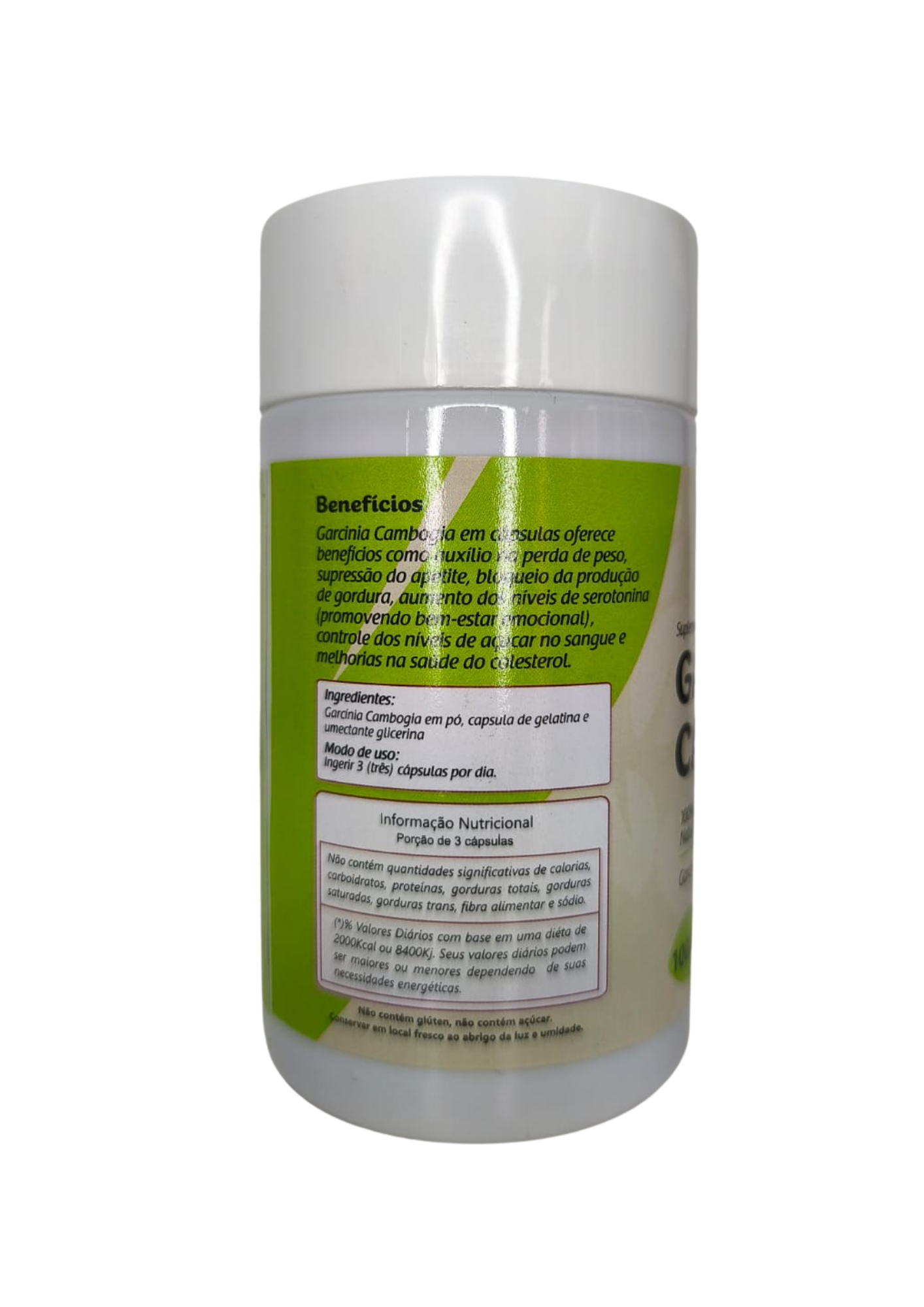 GARCÍNIA CAMBOGIA - 500mg - 100 Cápsulas - NATUSVIDA