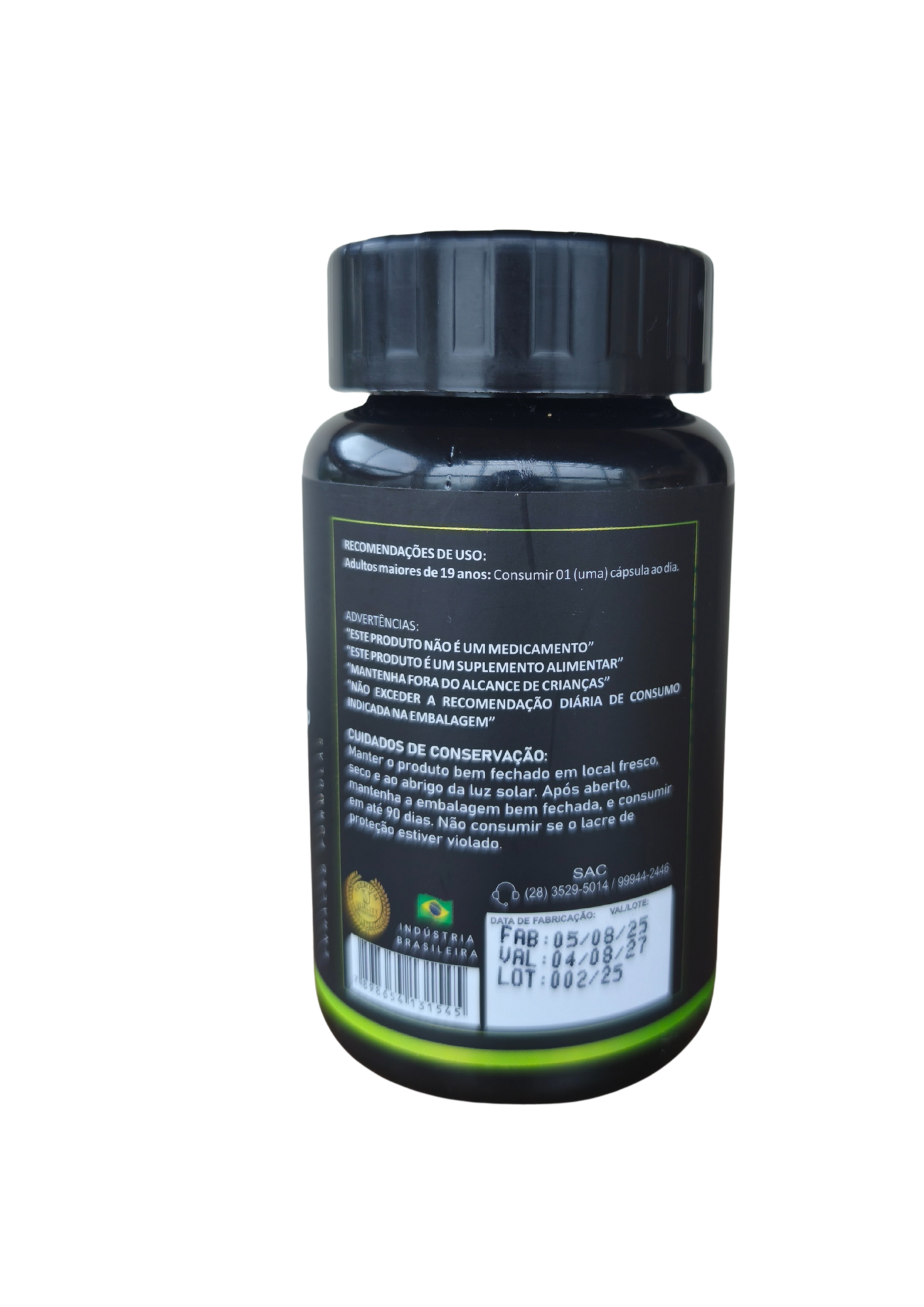 Picolinato de cromo - 500mg - 60 Cápsulas - FORCE SENS - UNIÃO FLORA