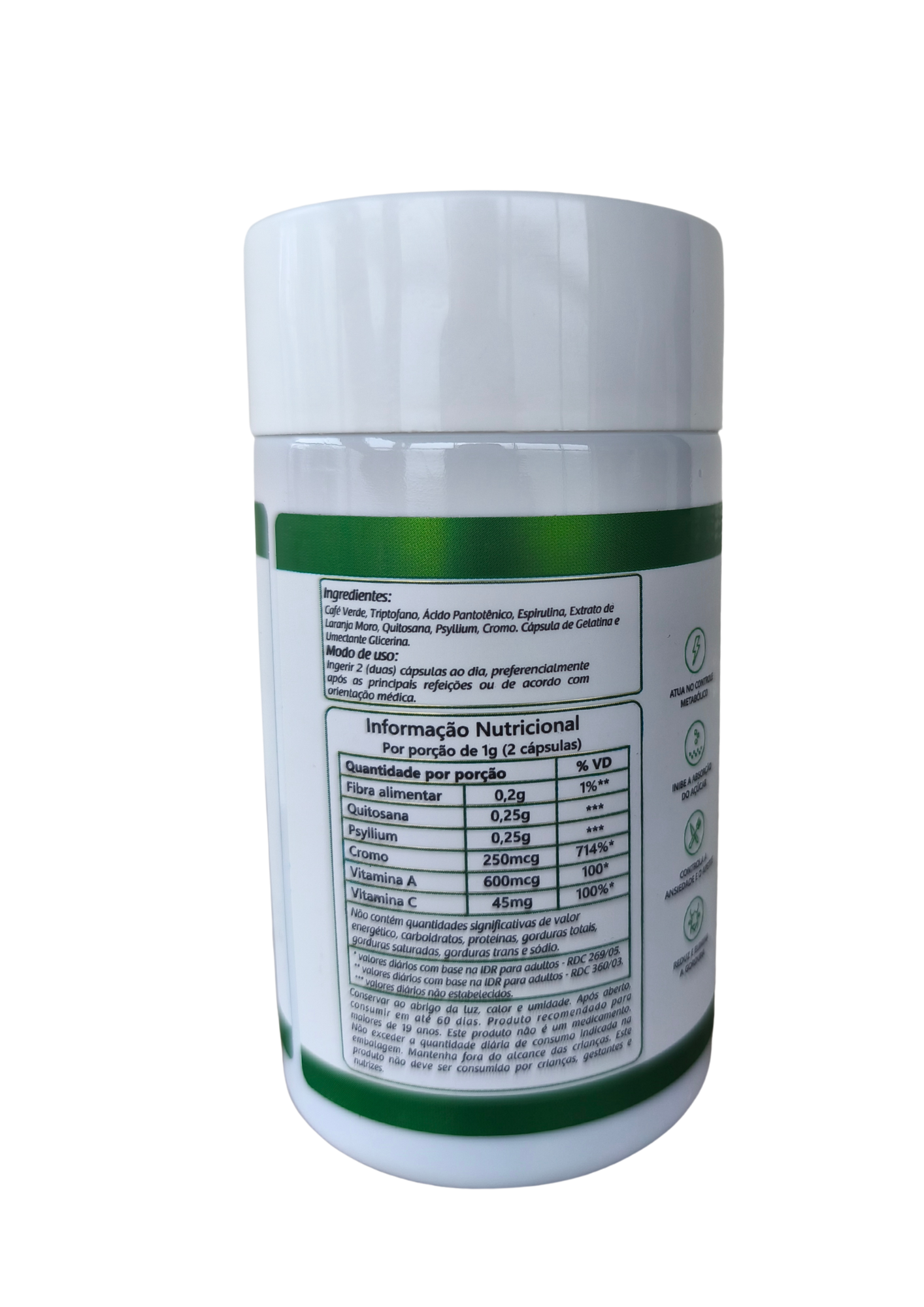 100 PESO - 500 mg - 60 Cápsulas - NATUSVIDA