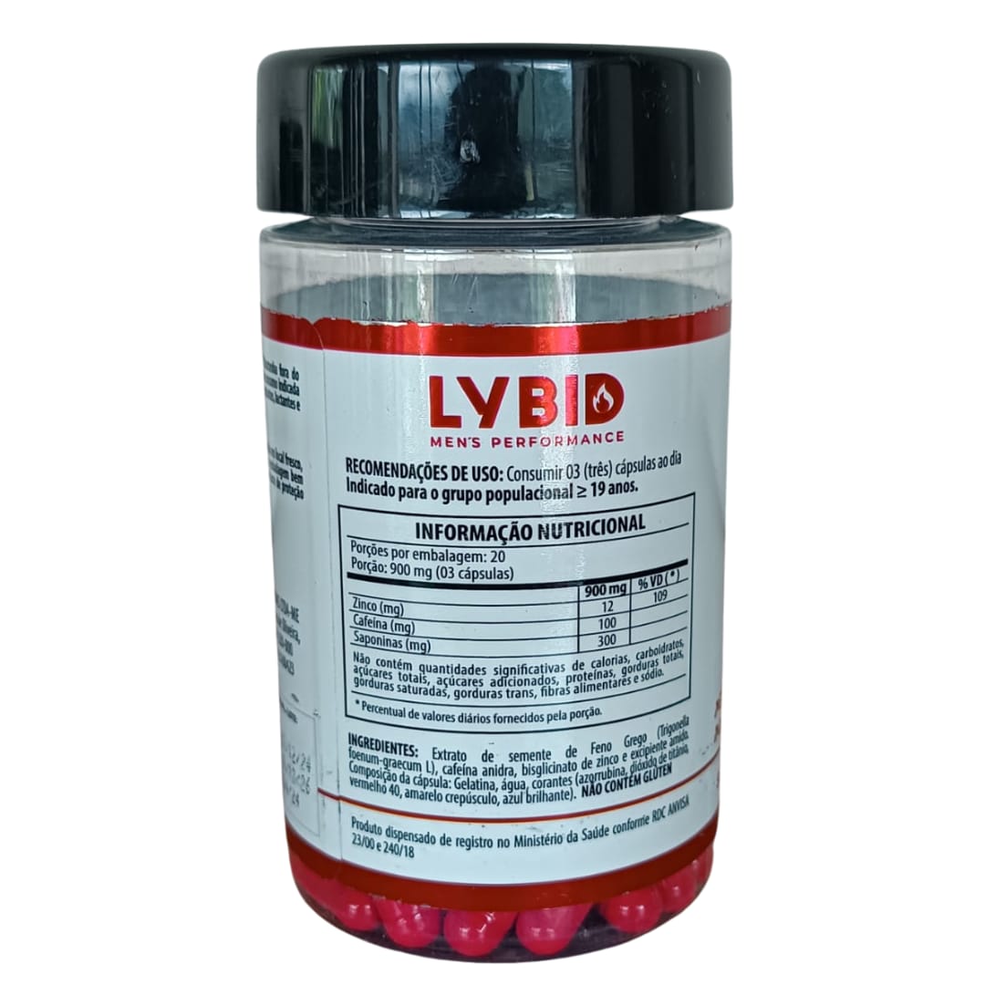LYBID - SAÚDE MASCULINA - 300mg - 60 cápsulas - UNIÃO FLORA