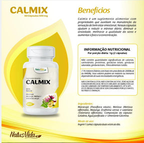 CALMIX 500 mg - 60 capsulas