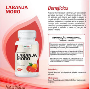 LARANJA MORO 500mg - 100 Cápsulas