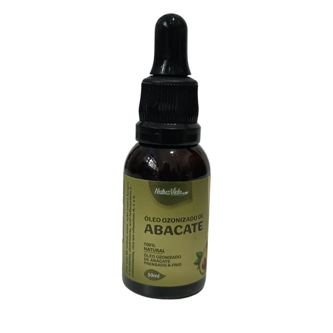 ÓLEO DE ABACATE OZONIZADO - 30ml - NATUSVIDA