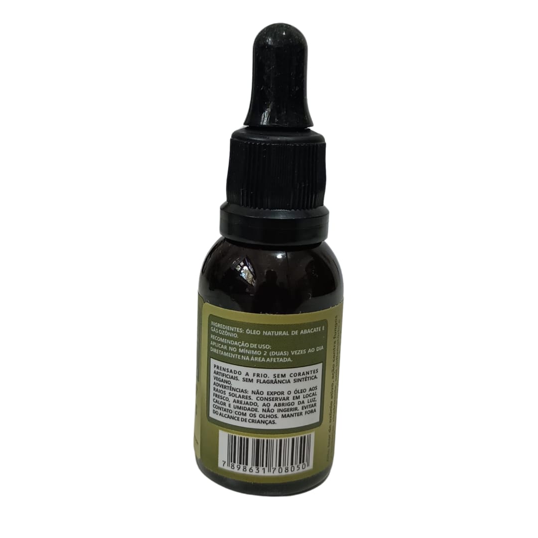 ÓLEO DE ABACATE OZONIZADO - 30ml - NATUSVIDA