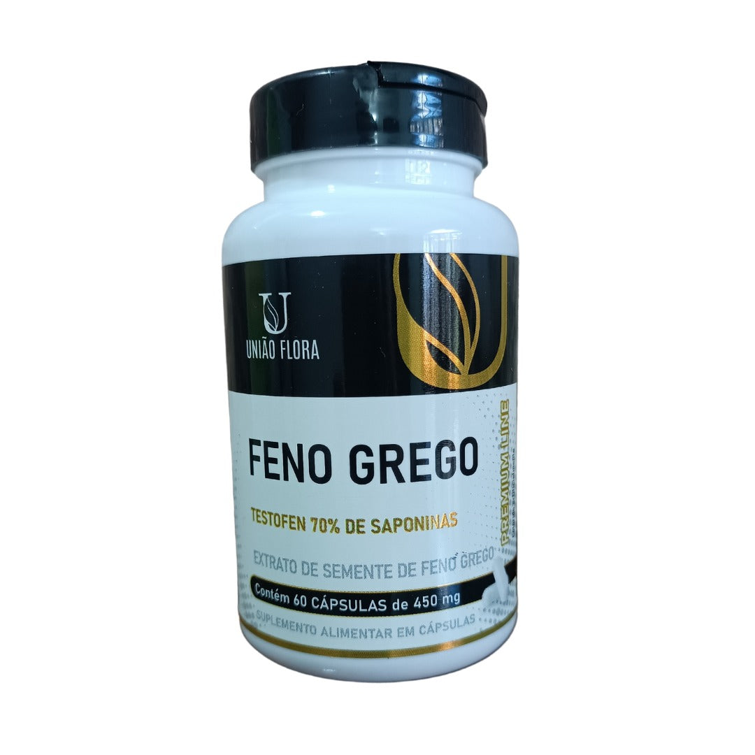 FENO GREGO- 450mg - 60 cápsulas - UNIÃO FLORA
