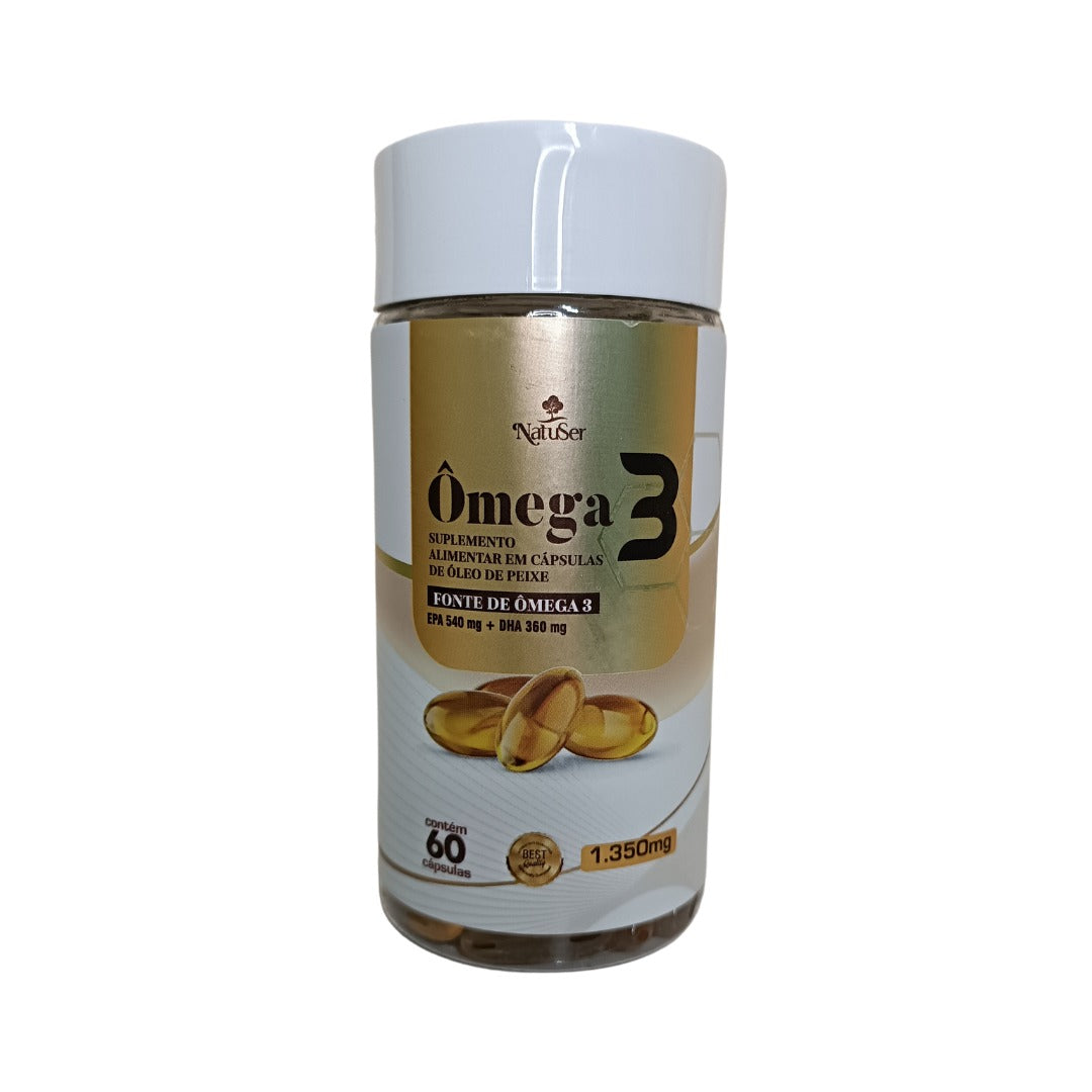 ÔMEGA 3 - 1350mg - 60 cápsulas - NATUSER