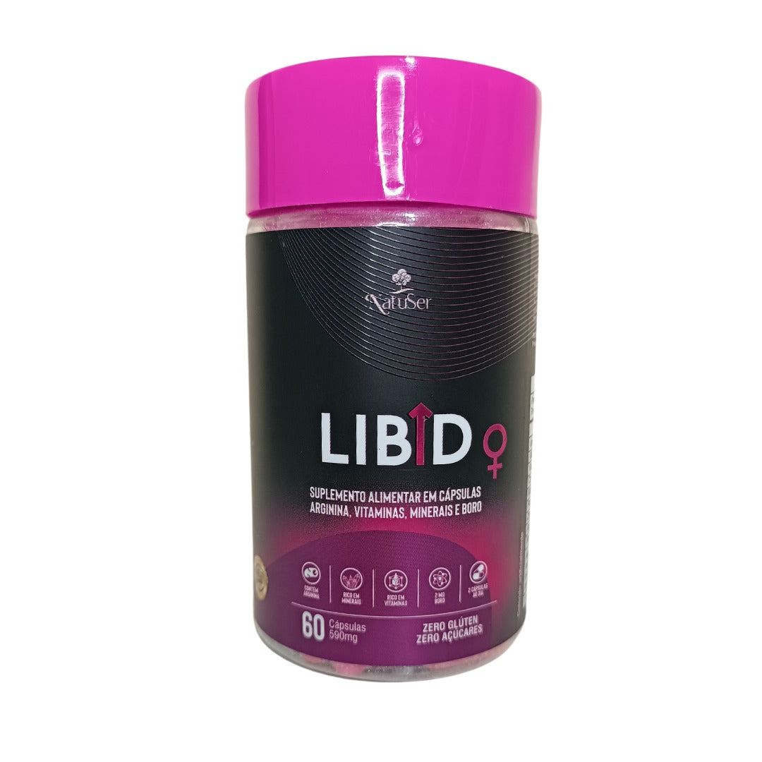LIBID - SAÚDE FEMININA - 590mg - 60 cápsulas - NATUSER