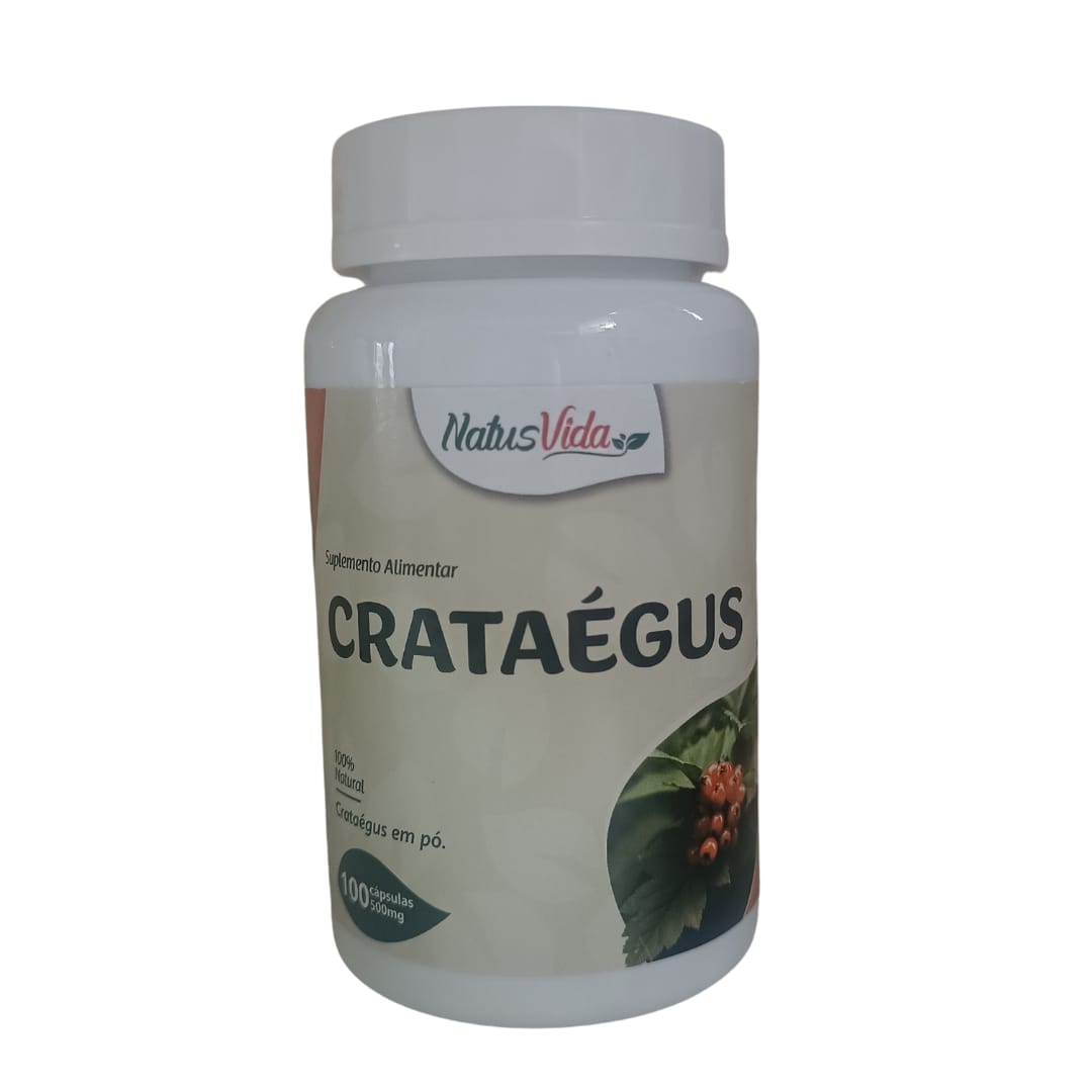 CRATAÉGUS - 500mg - 100 cápsulas - NATUSVIDA