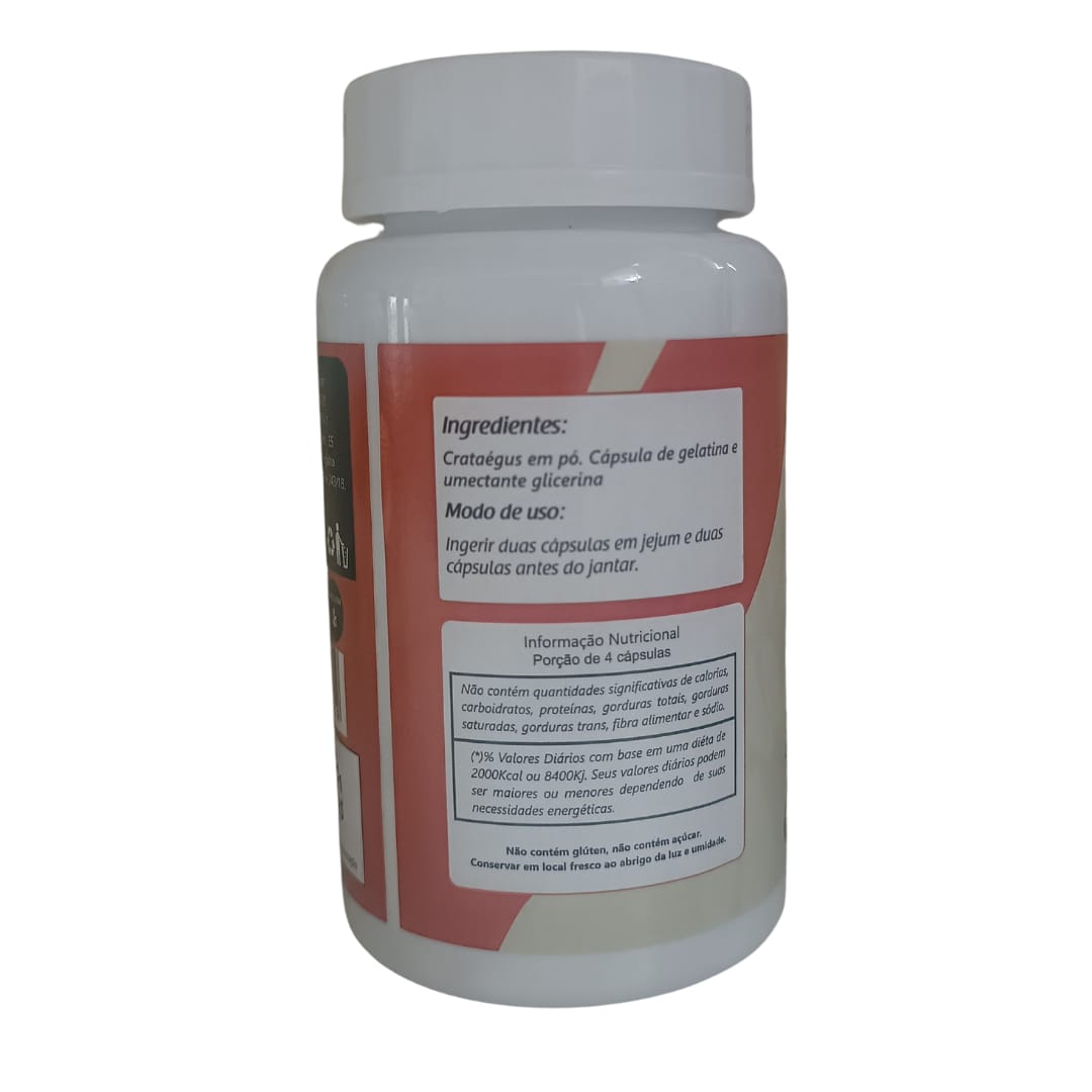 CRATAÉGUS - 500mg - 100 cápsulas - NATUSVIDA