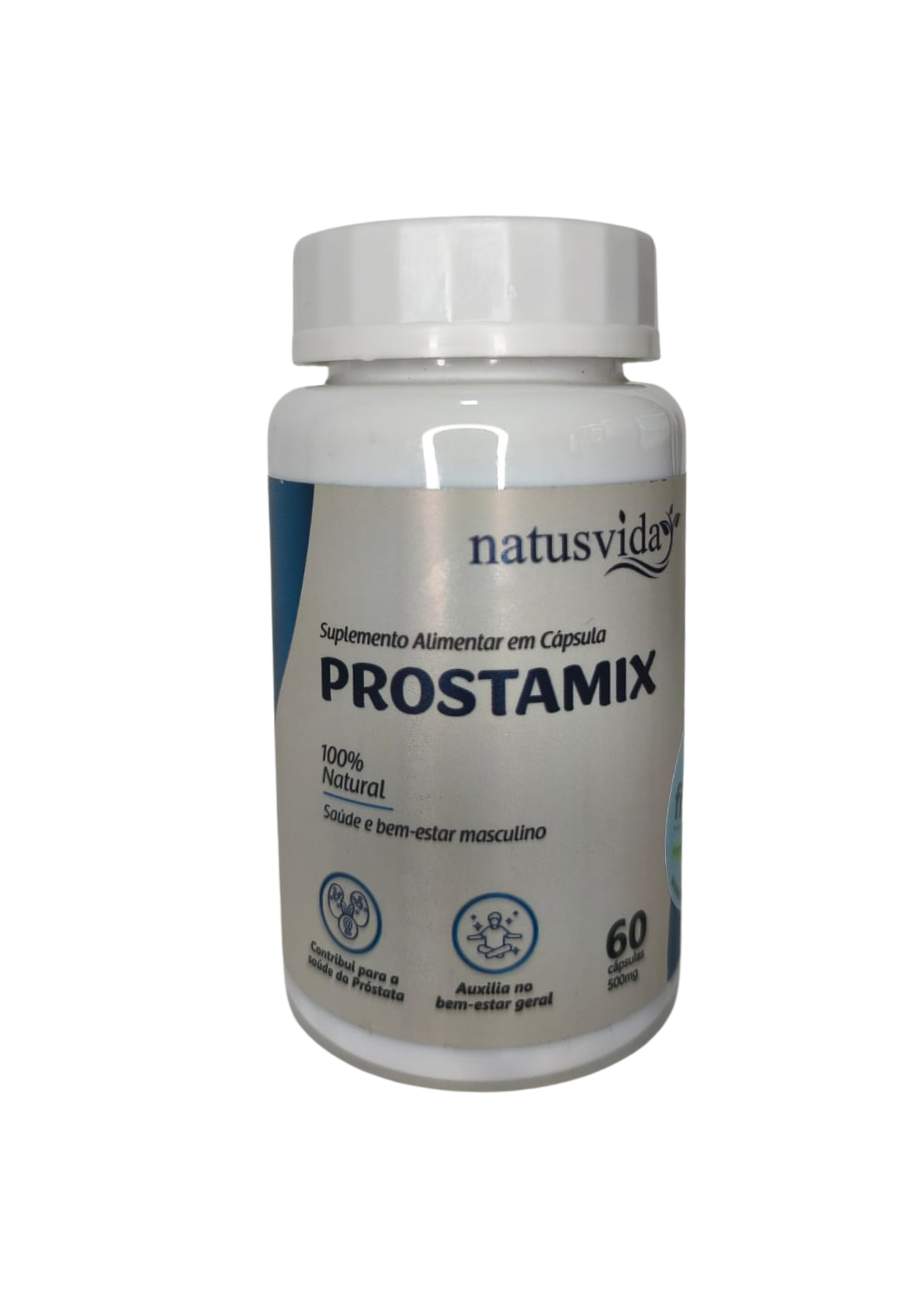 PROSTAMIX - 500 mg - 60 Cápsulas - NATUSVIDA