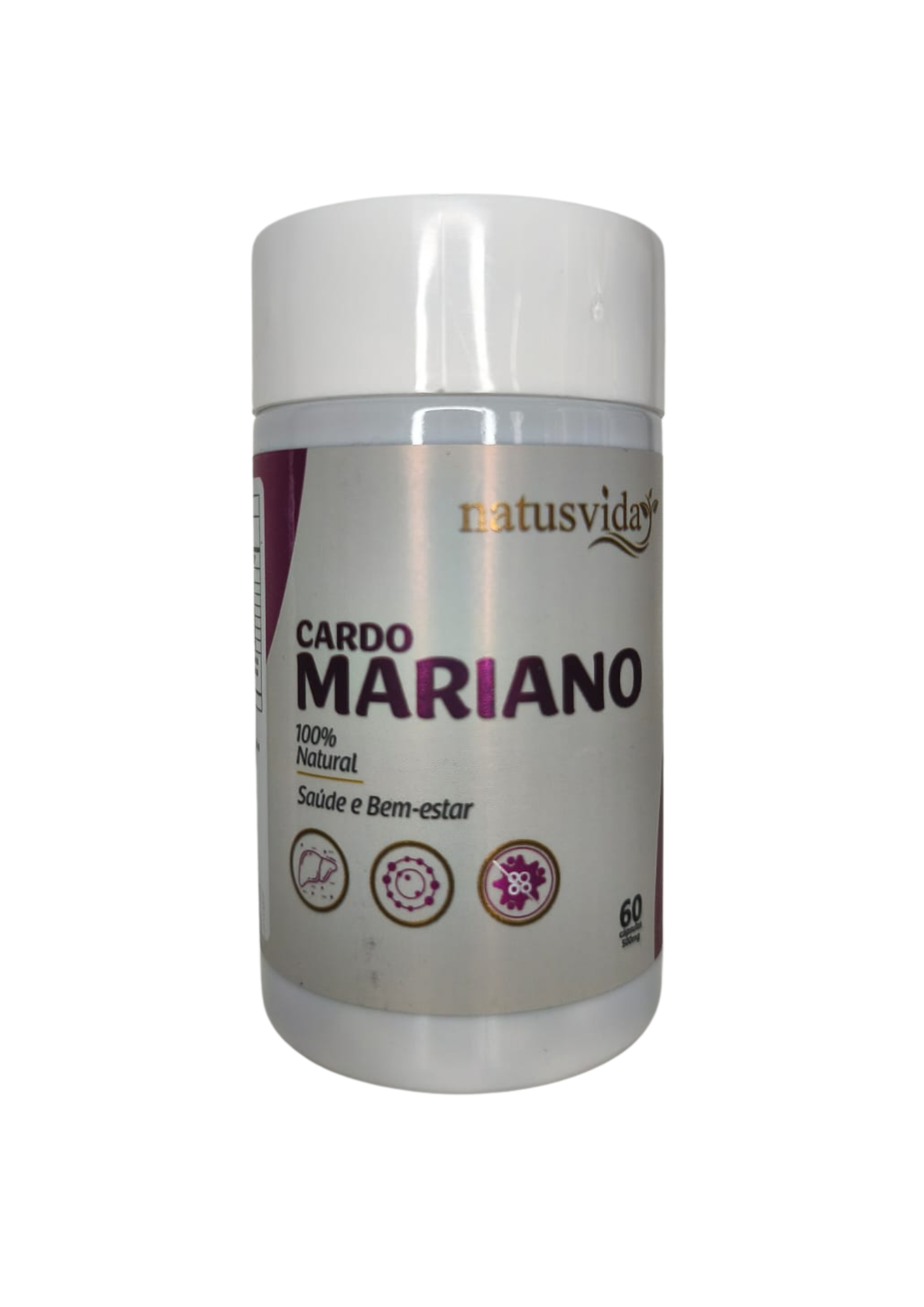 CARDO MARIANO - 500 mg - 60 Cápsulas - NATUSVIDA